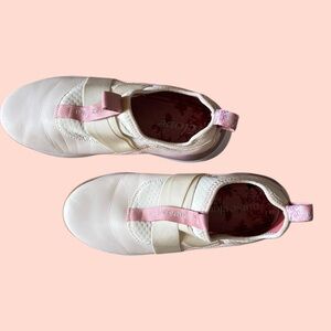 Clove Pink and White Shoes